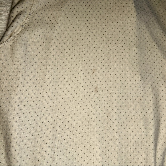 Talbots Charming Cardigan Ivory White Black Mini Dot Cotton Sweater plus size 2X - Picture 14 of 14